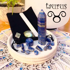 ♉ Taurus - April 20 - May 20 - Zodiac Crystal Fusion Set With Pouch