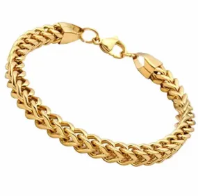 18k gold plated franco Bracelet