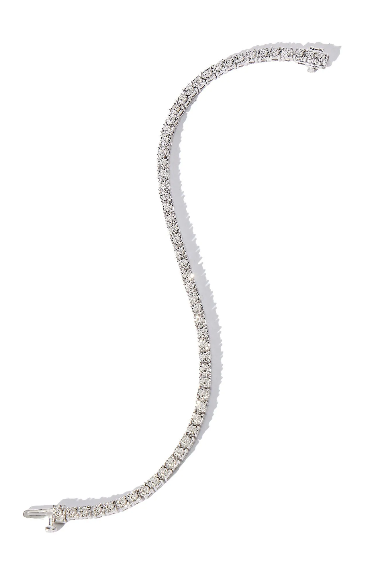 .25 tcw Diamond Tennis Bracelet - Silver