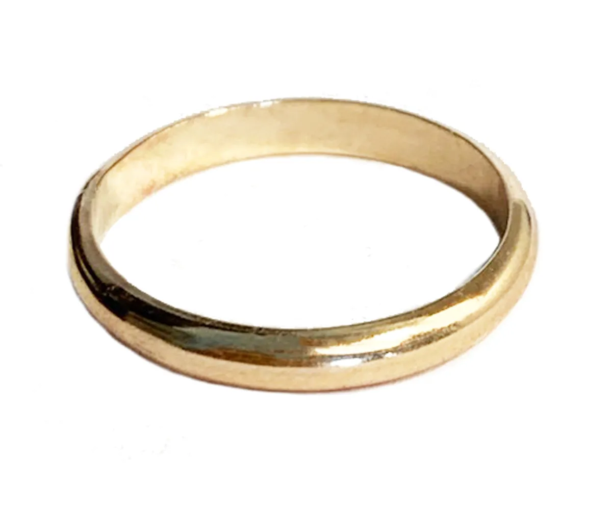 3mm Band Gold Fill Toe Ring