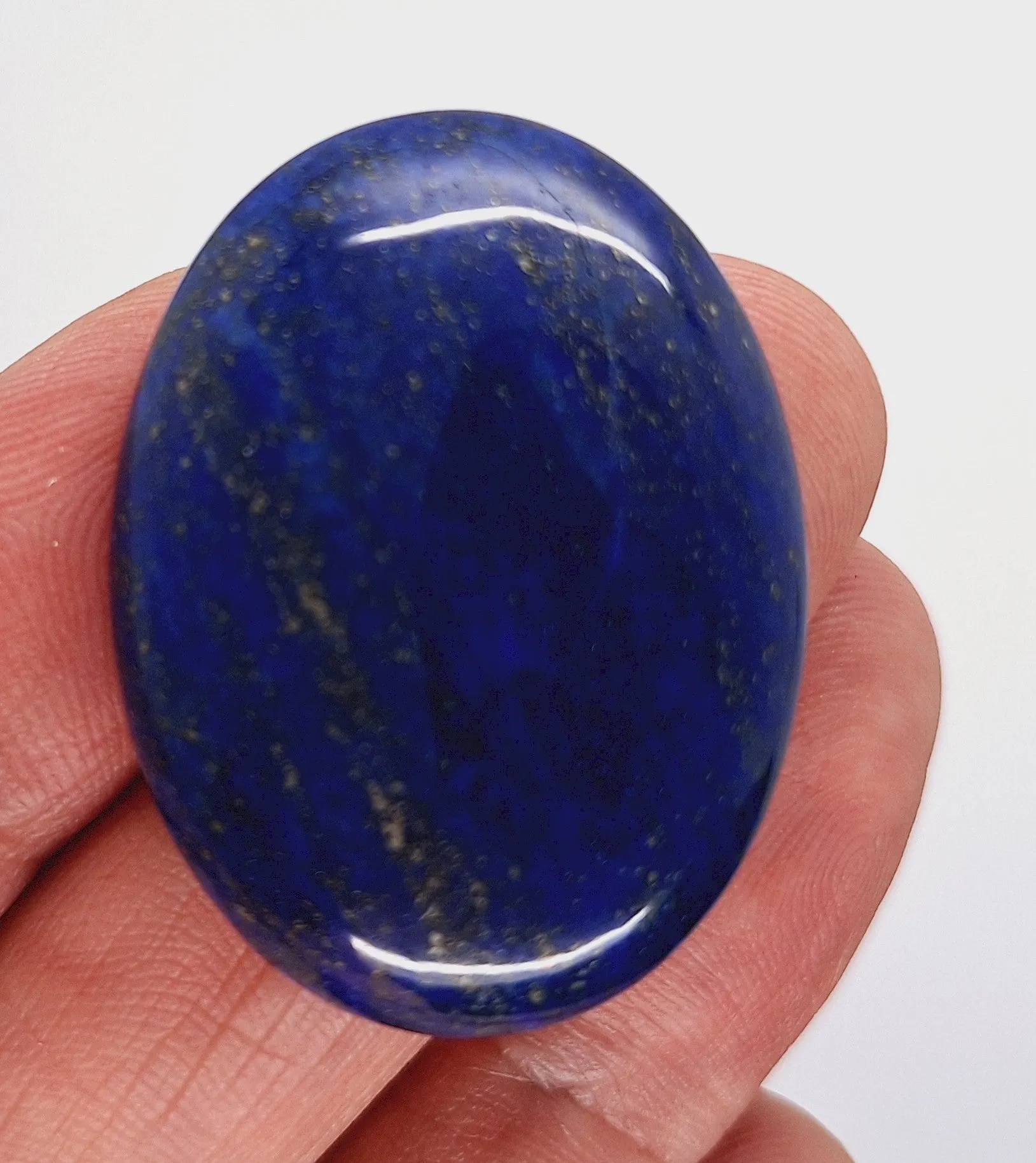 40x30mm Lapis Lazuli Dyed Flat Back Blue Cabochon Gemstone S2102D