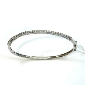 750WG Diamond Bangle