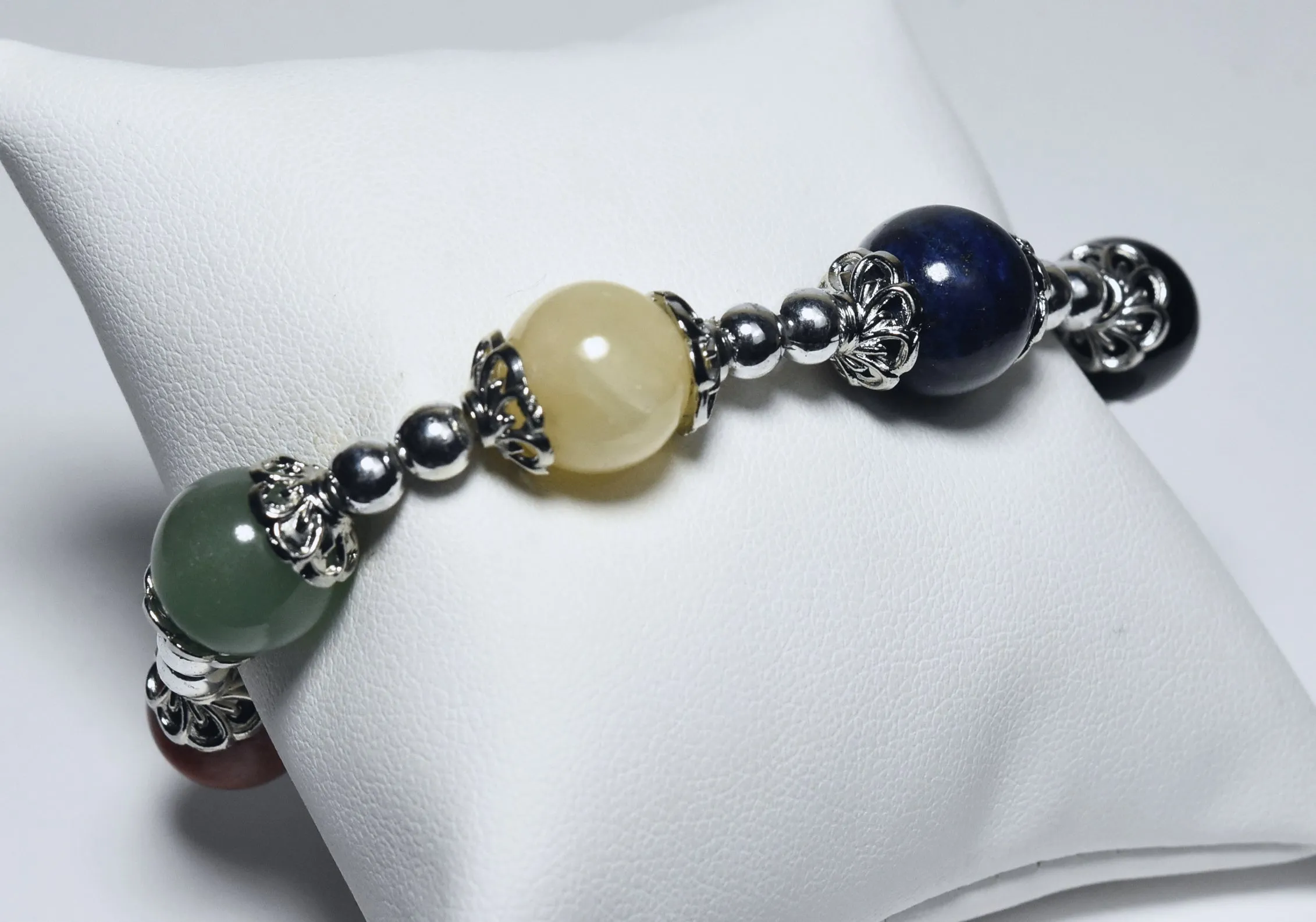 Alexa's Angels - Stretch Bead Multi-Gemstone Bracelet