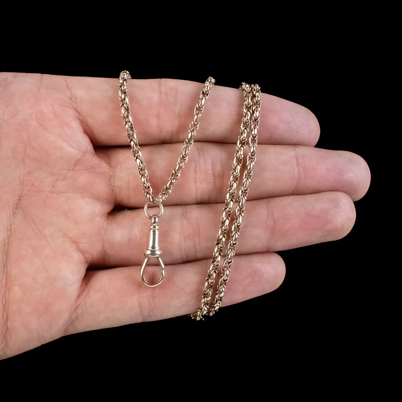 Antique Victorian Guard Chain 9ct Gold