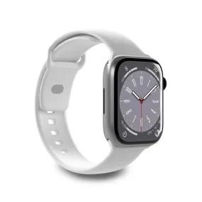 Apple Watch (38/40/SE/41/42mm) Puro ICON Silicone Urrem - Hvid