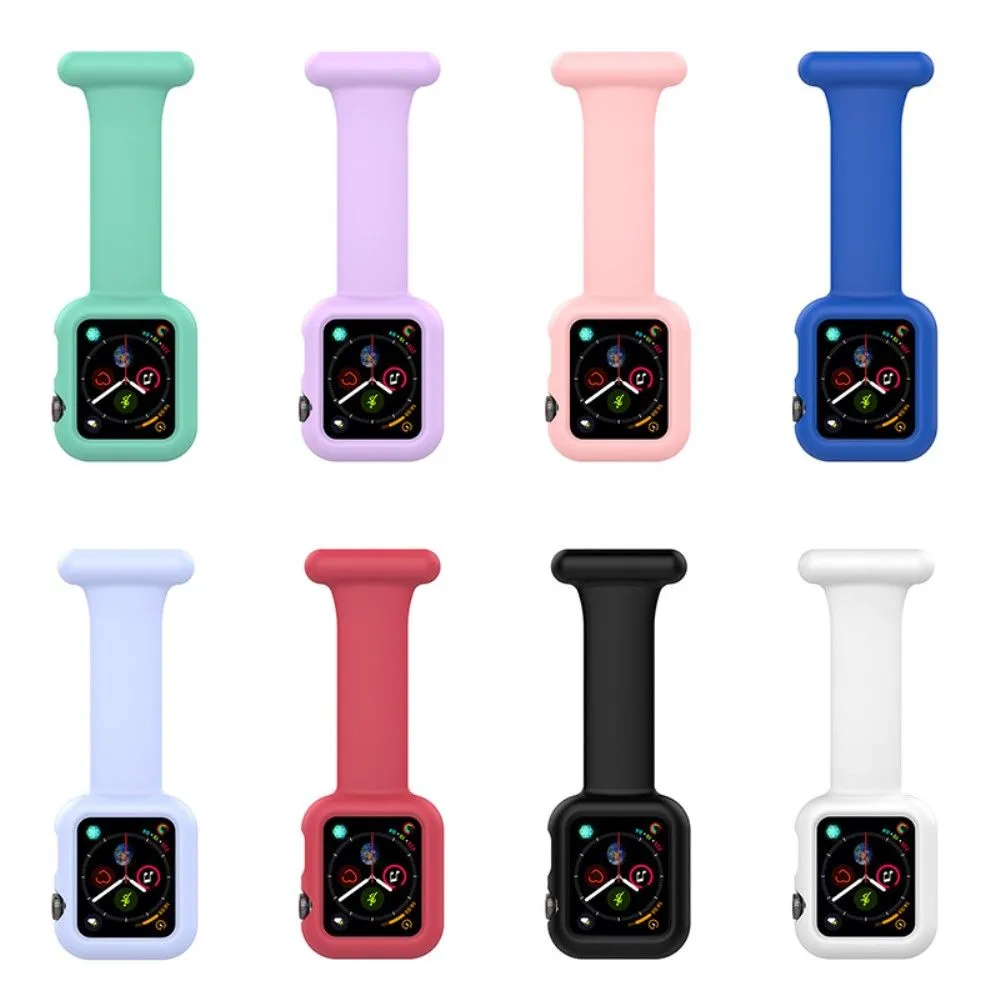 Apple Watch (41mm) doctor nurse silicone watch strap - Baby Blue