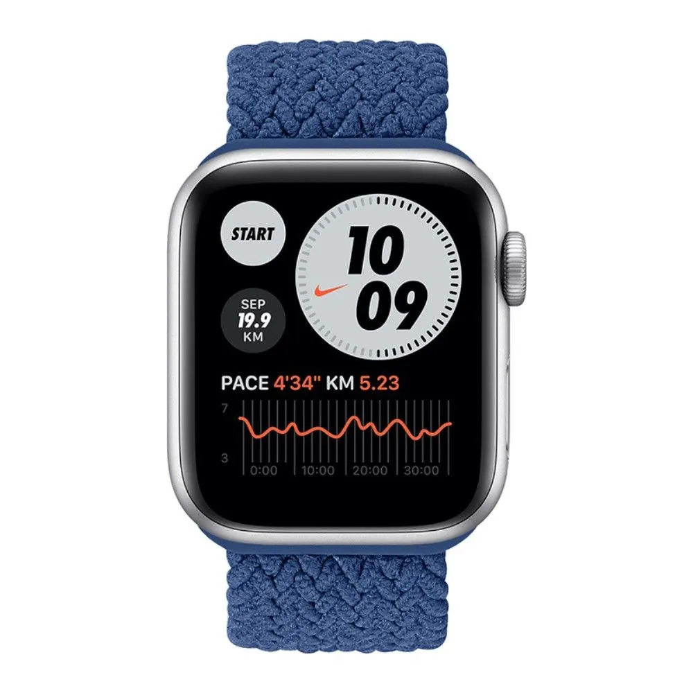 Apple Watch (41mm) elastic watch strap - Blue / Size: L