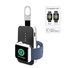 Apple Watch Wireless Charger Power Bank On Key Chain -Apple Watch charger on-the-go