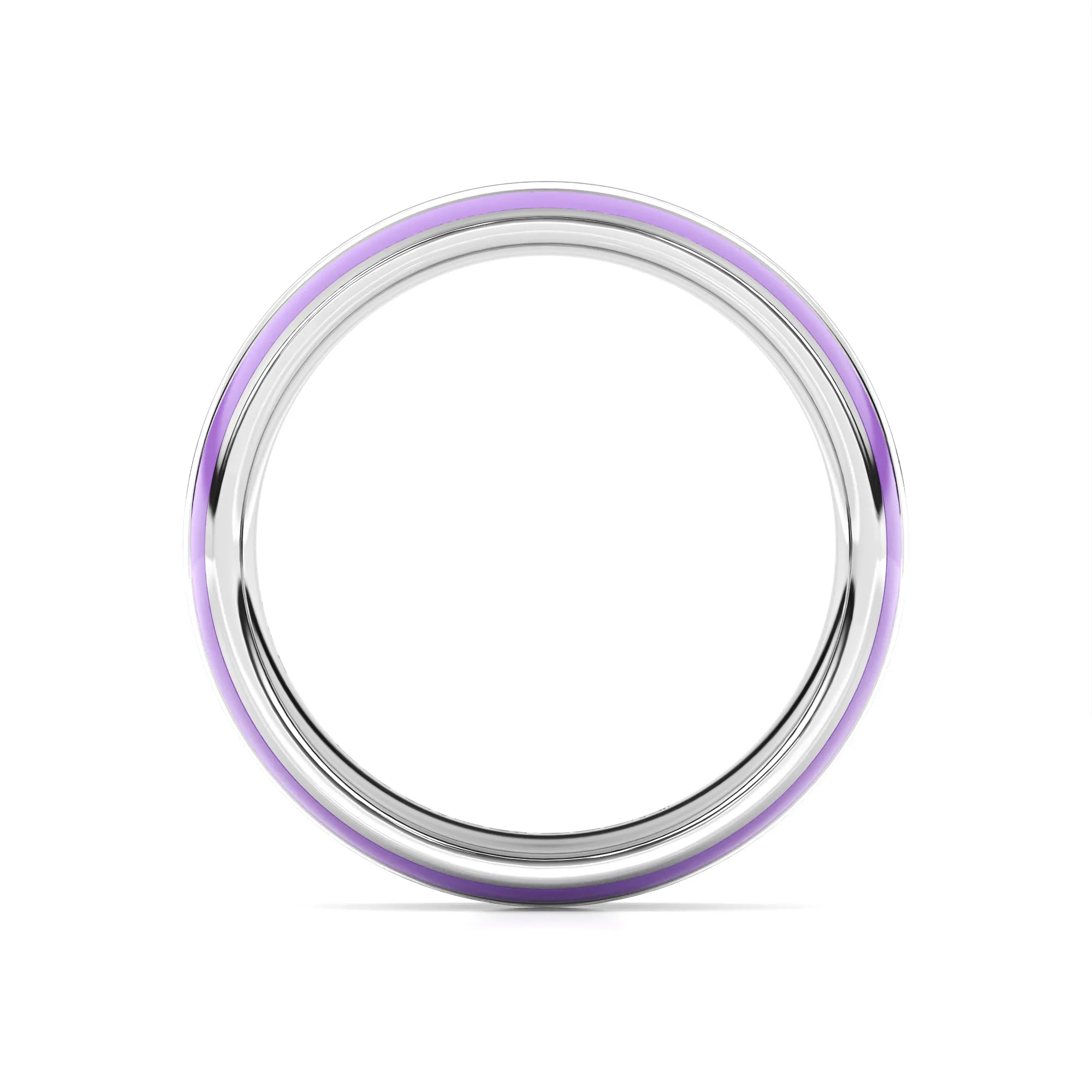 Asexual Ace Pride Stainless Steel Ring