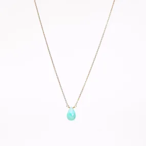 Ava Necklace ~ Blue Peruvian Opal