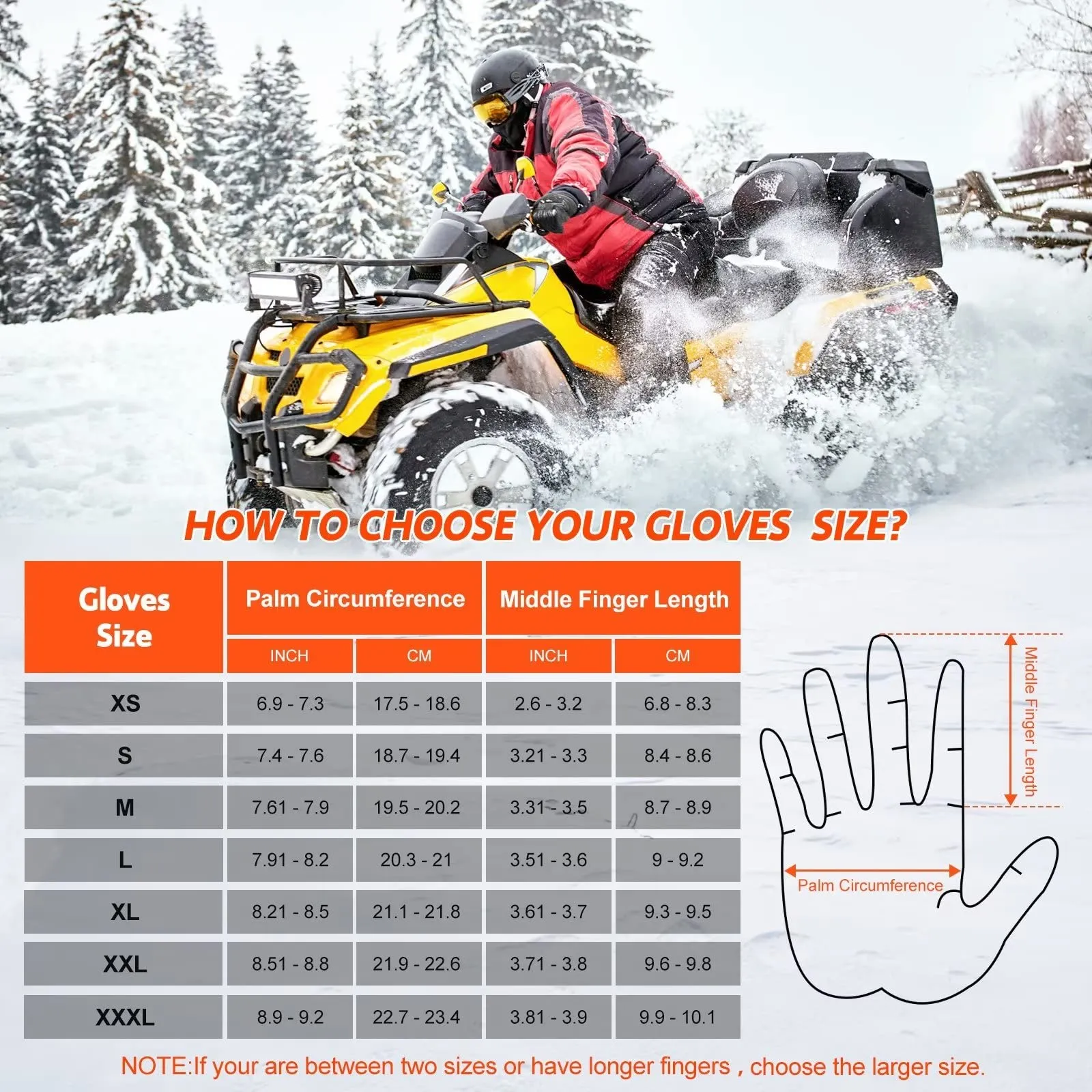 BARCHI Vanguard Heated Motorcycle Gloves Adapt to 12V Power