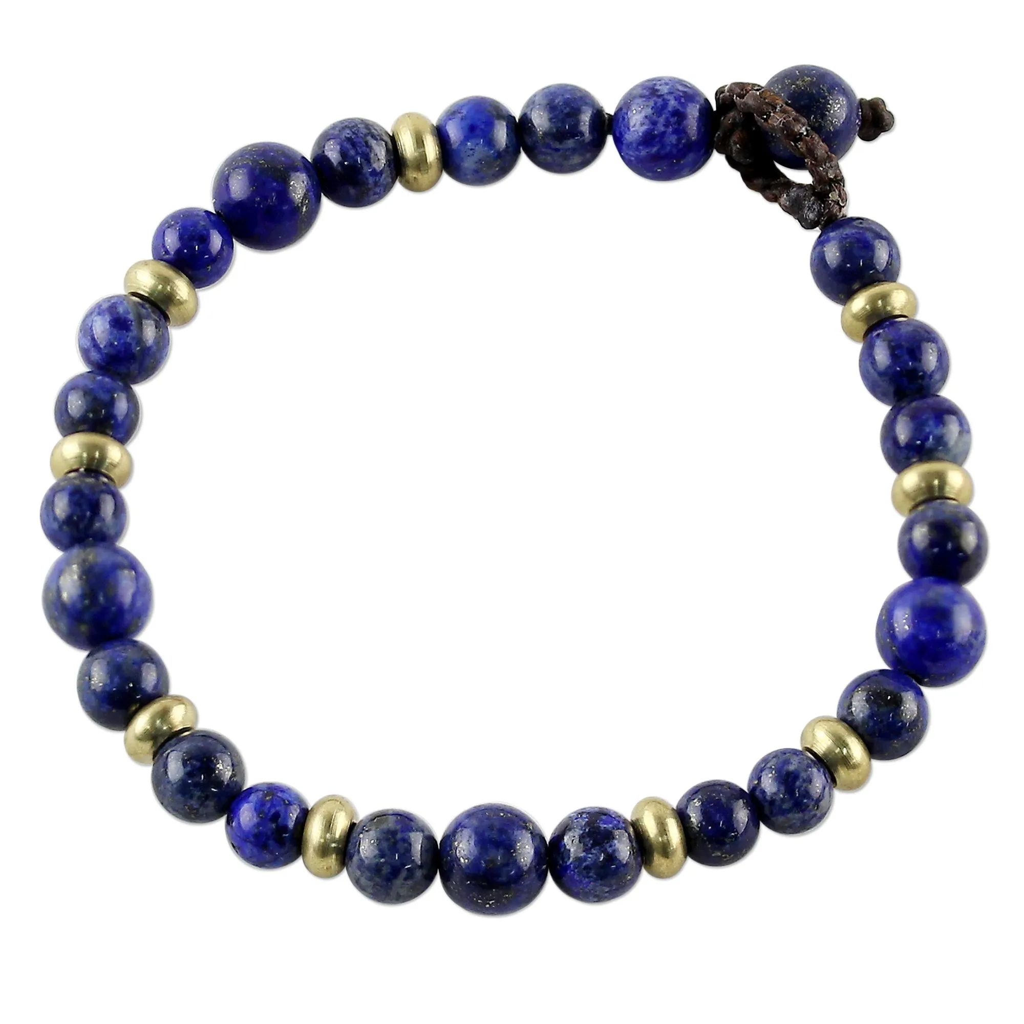 Beautiful Thai in Blue Beaded Bracelet