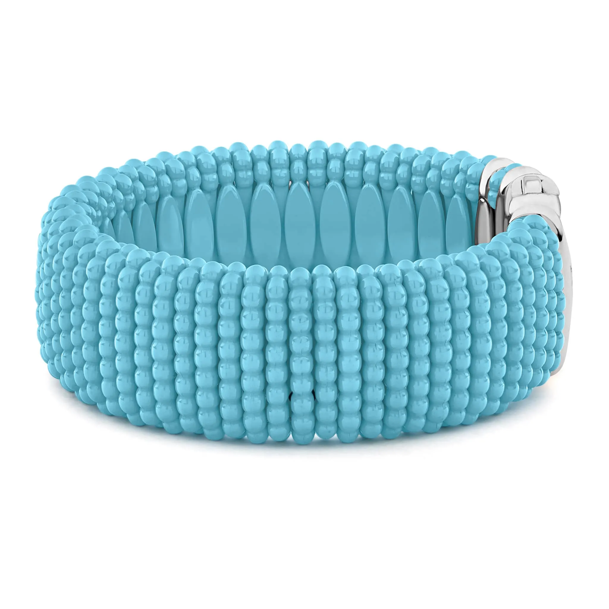 Blue Caviar Statement Ceramic Caviar Bracelet | 23mm