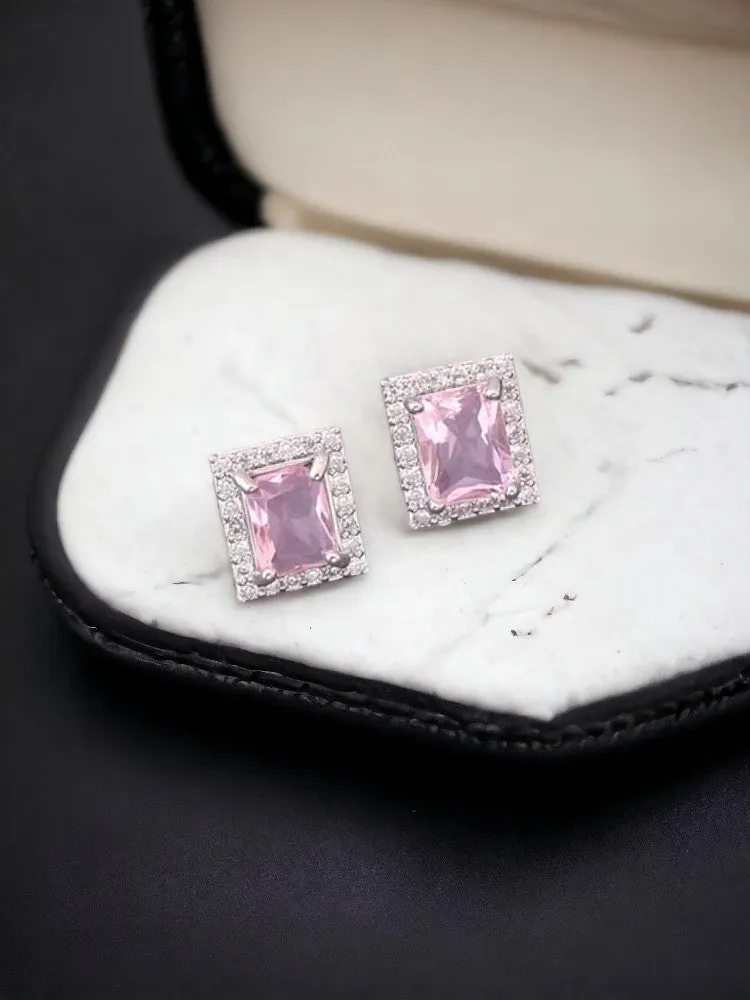 Blush Sherri Zirconia Studs