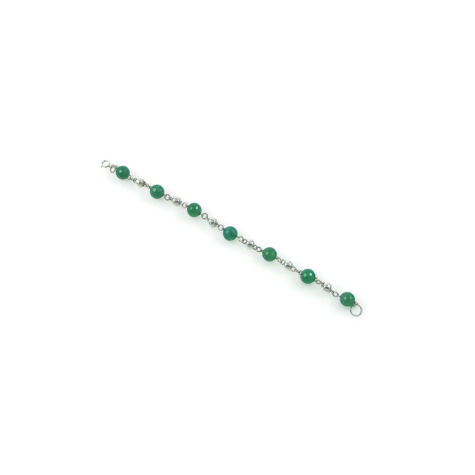 Bolitas Gemstones Bracelet - Green Onyx