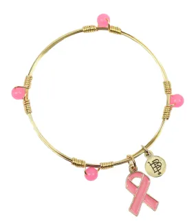 Breast Cancer Awareness Bangle Stacker