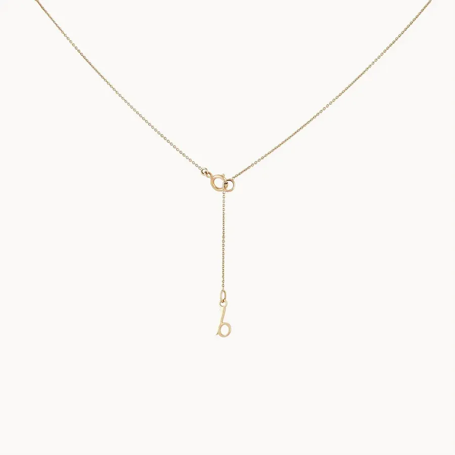 Bright Star Baguette Necklace (14K Gold)