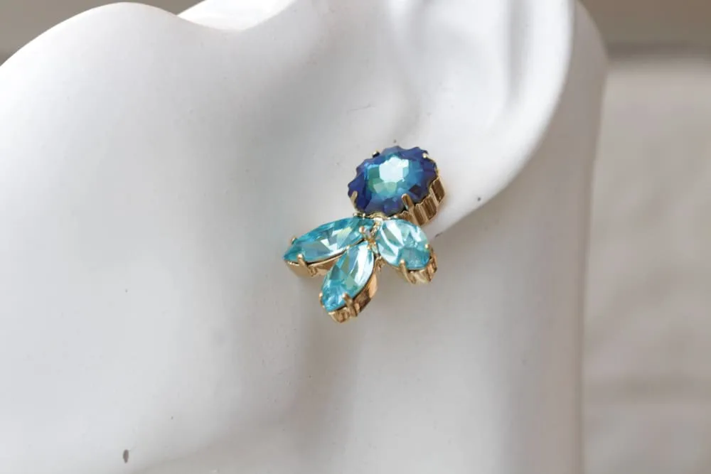 BRMUDA BLUE EARRING