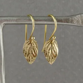 Bronze Leaf Earrings