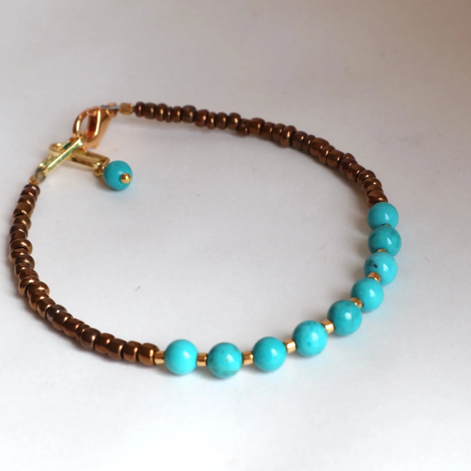 Bronze Turquoise Bracelet