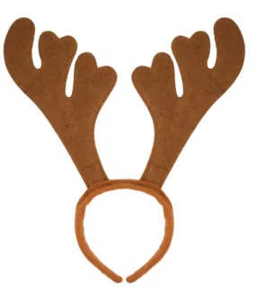 Brown Reindeer Headband