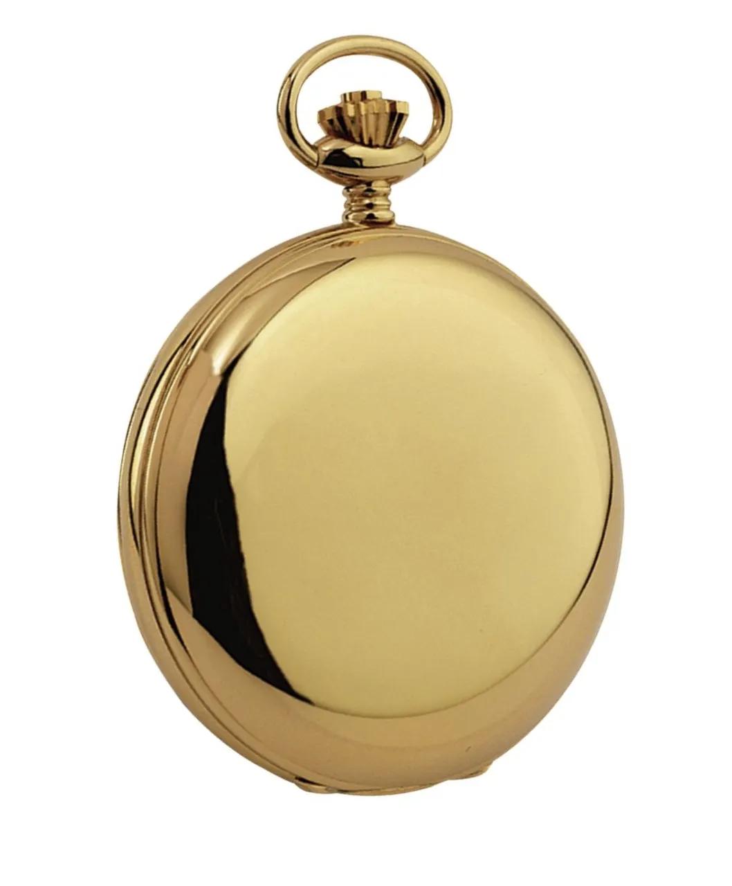 Budget Gold Plated Full Hunter Pocket Watch by Burleigh GP1230