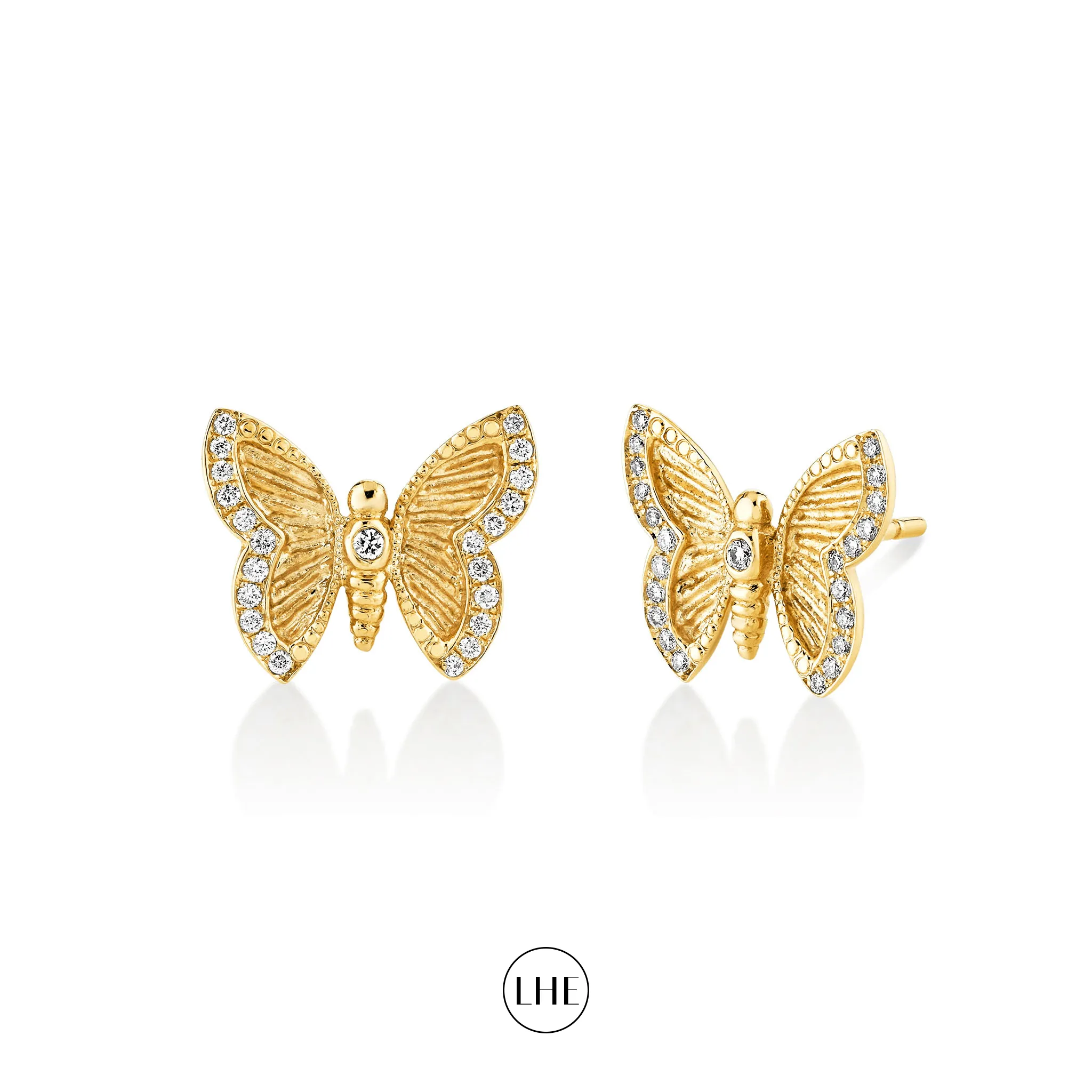 Butterfly Diamond Stud