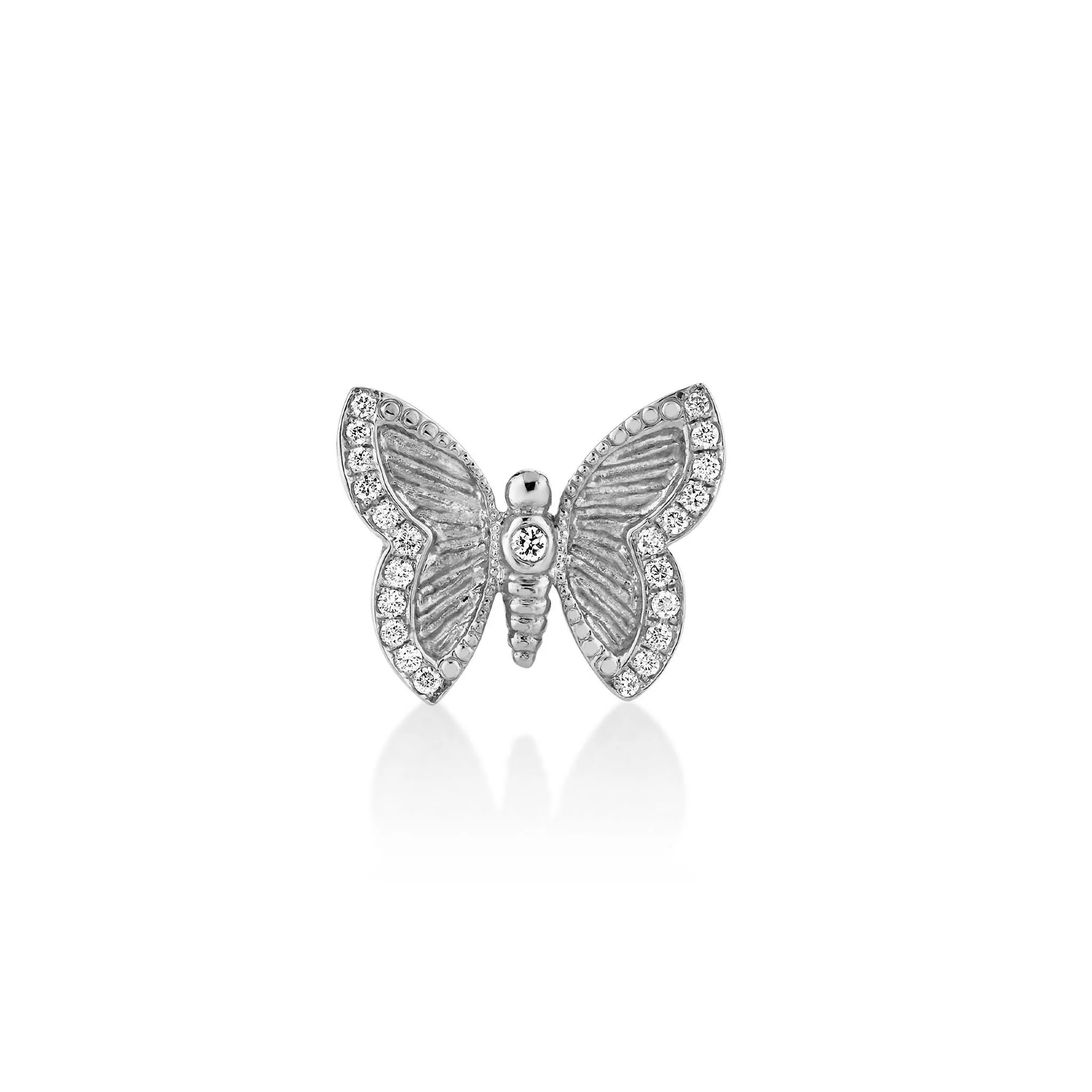 Butterfly Diamond Stud