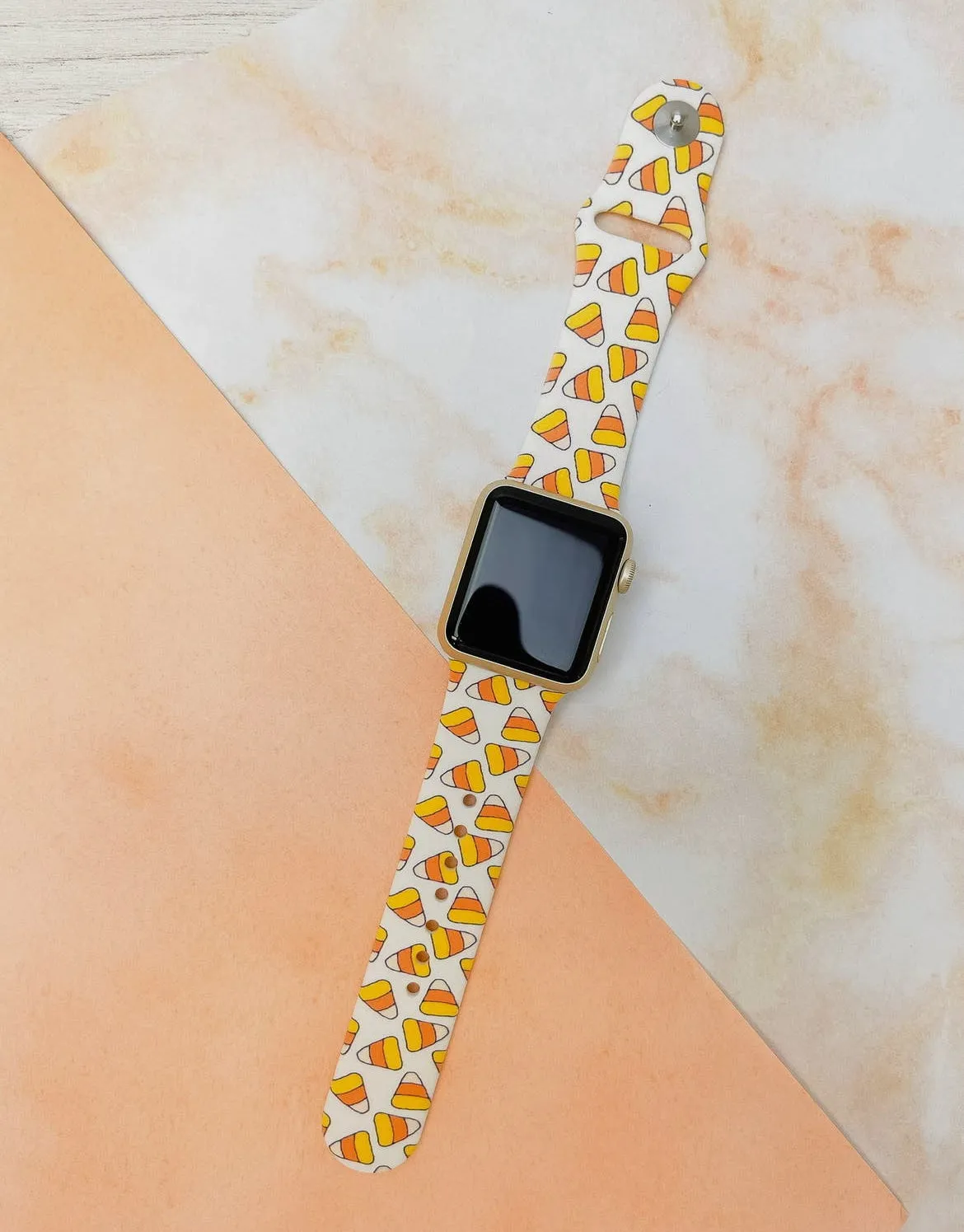 Candy Corn Apple Watch band