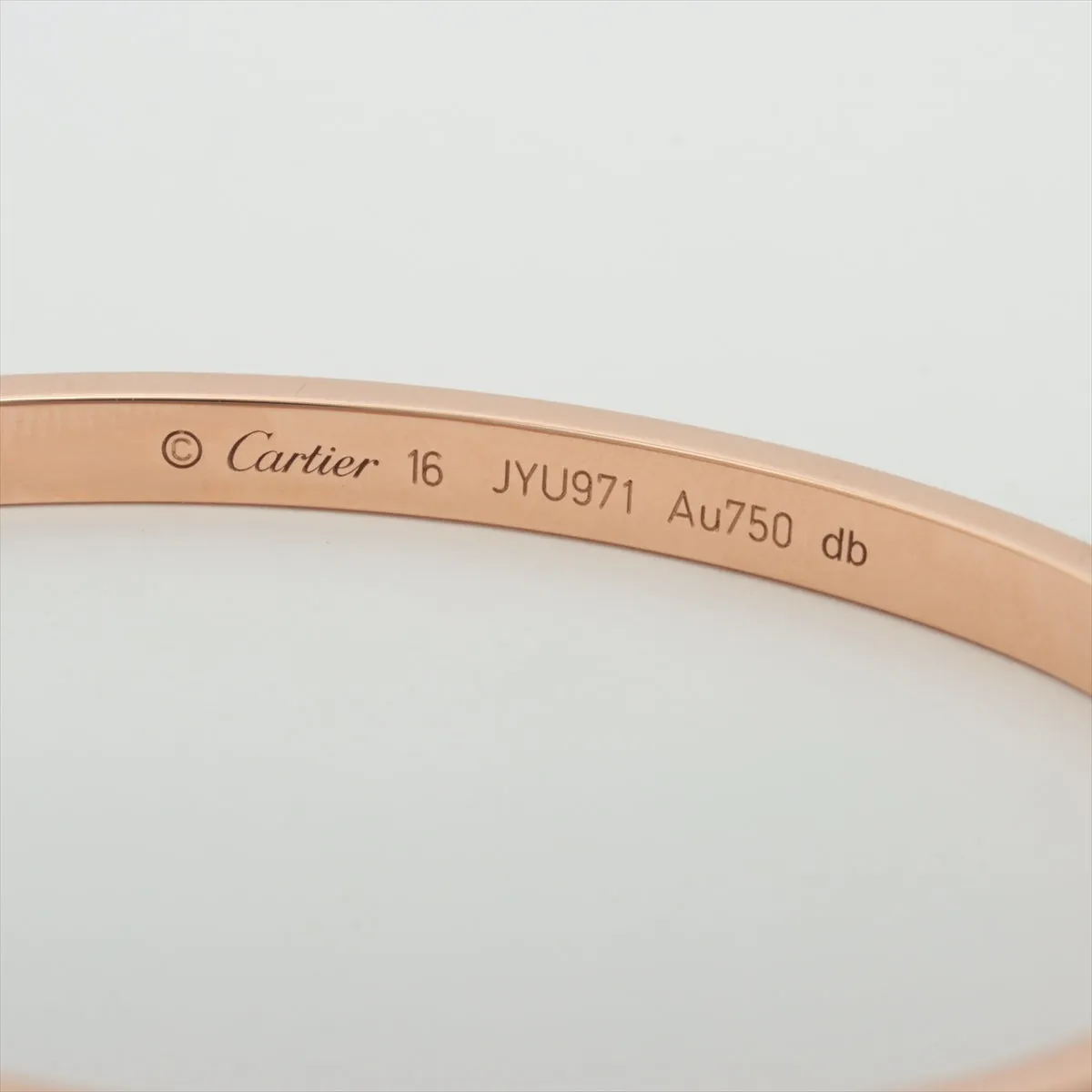 Cartier Love SM 6 Diamond Bracelet Rose Gold 16