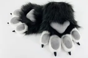 Cat paws gloves costume cosplay realistic faux fur fluffy fox fursuit paws kitty cosplay fursuit paws gloves handpaws fur paws with claws