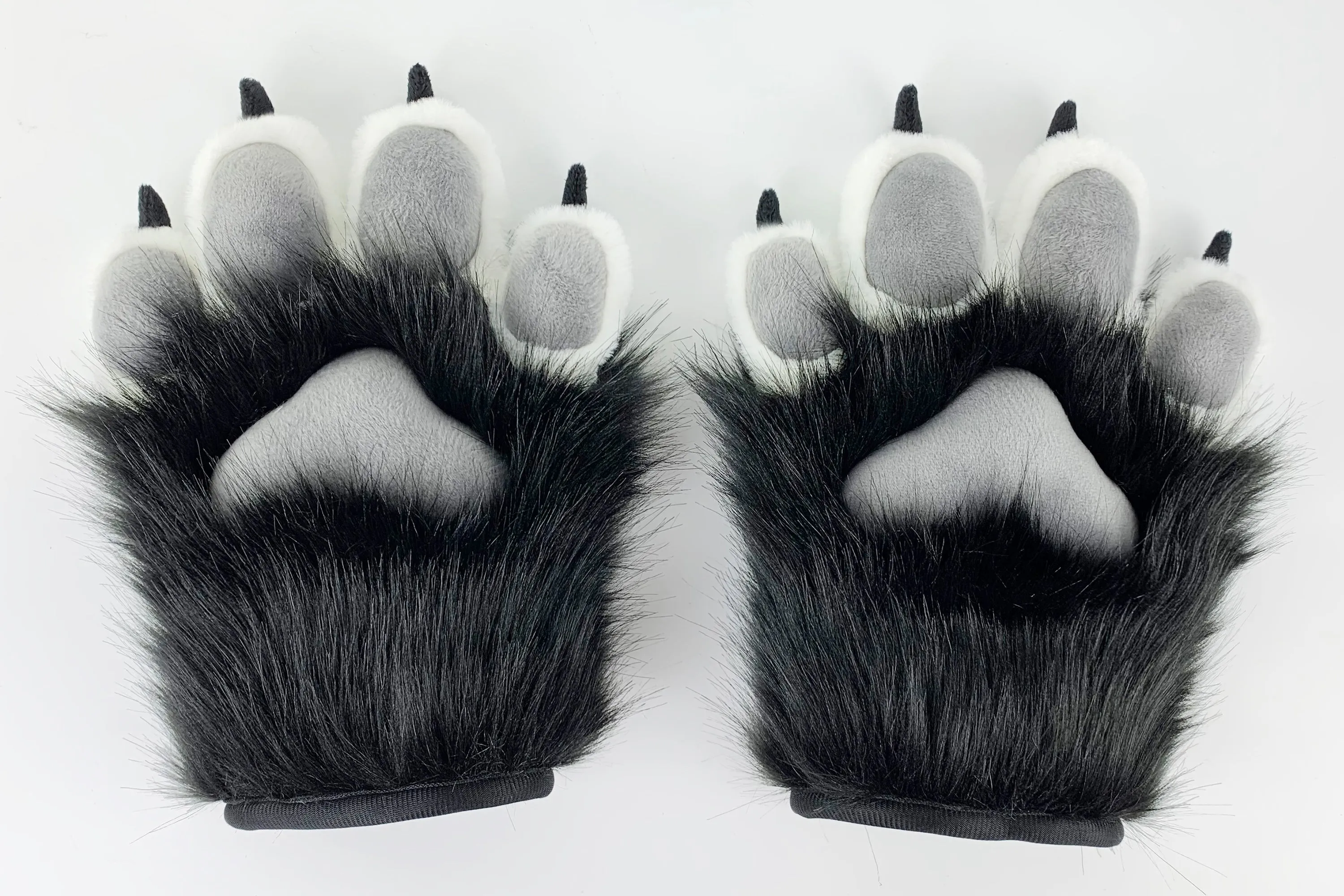 Cat paws gloves costume cosplay realistic faux fur fluffy fox fursuit paws kitty cosplay fursuit paws gloves handpaws fur paws with claws