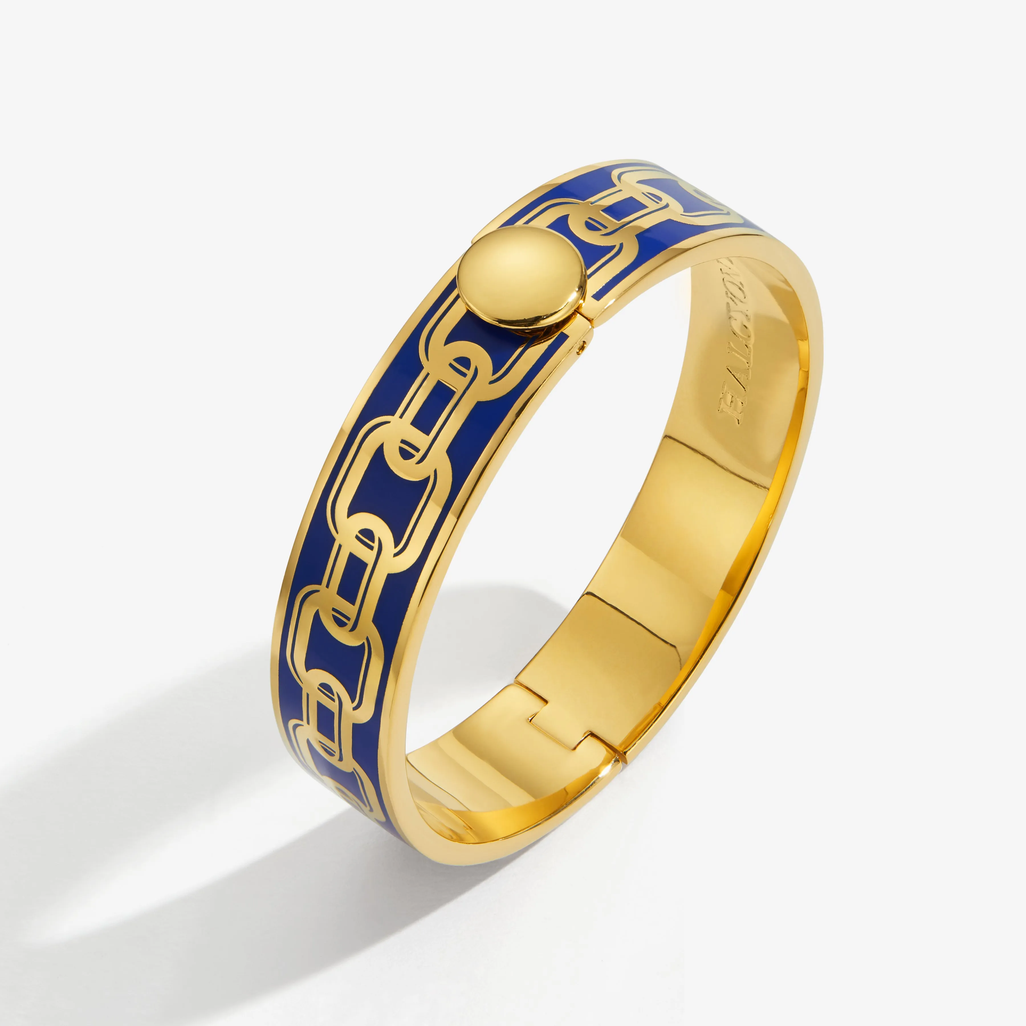 Chain Cobalt & Gold Bangle