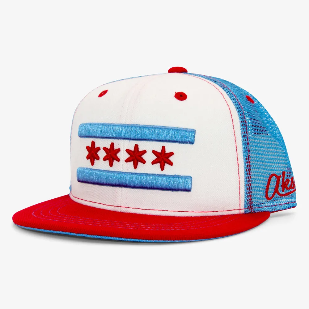 Chicago Flag Trucker Hat