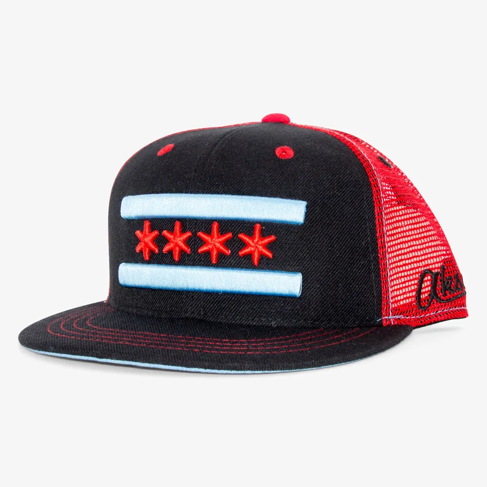 Chicago Flag Trucker Hat