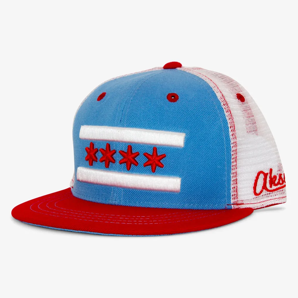 Chicago Flag Trucker Hat