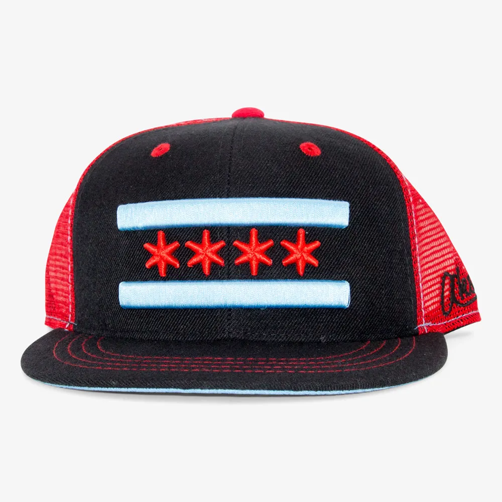 Chicago Flag Trucker Hat