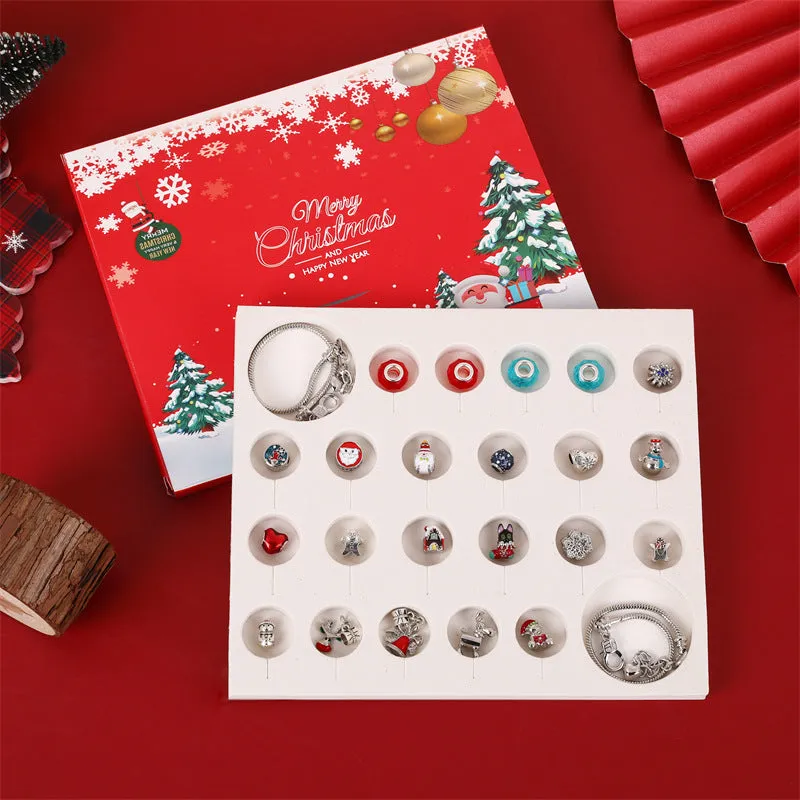 Christmas DIY Bracelet String Beads Gift Box