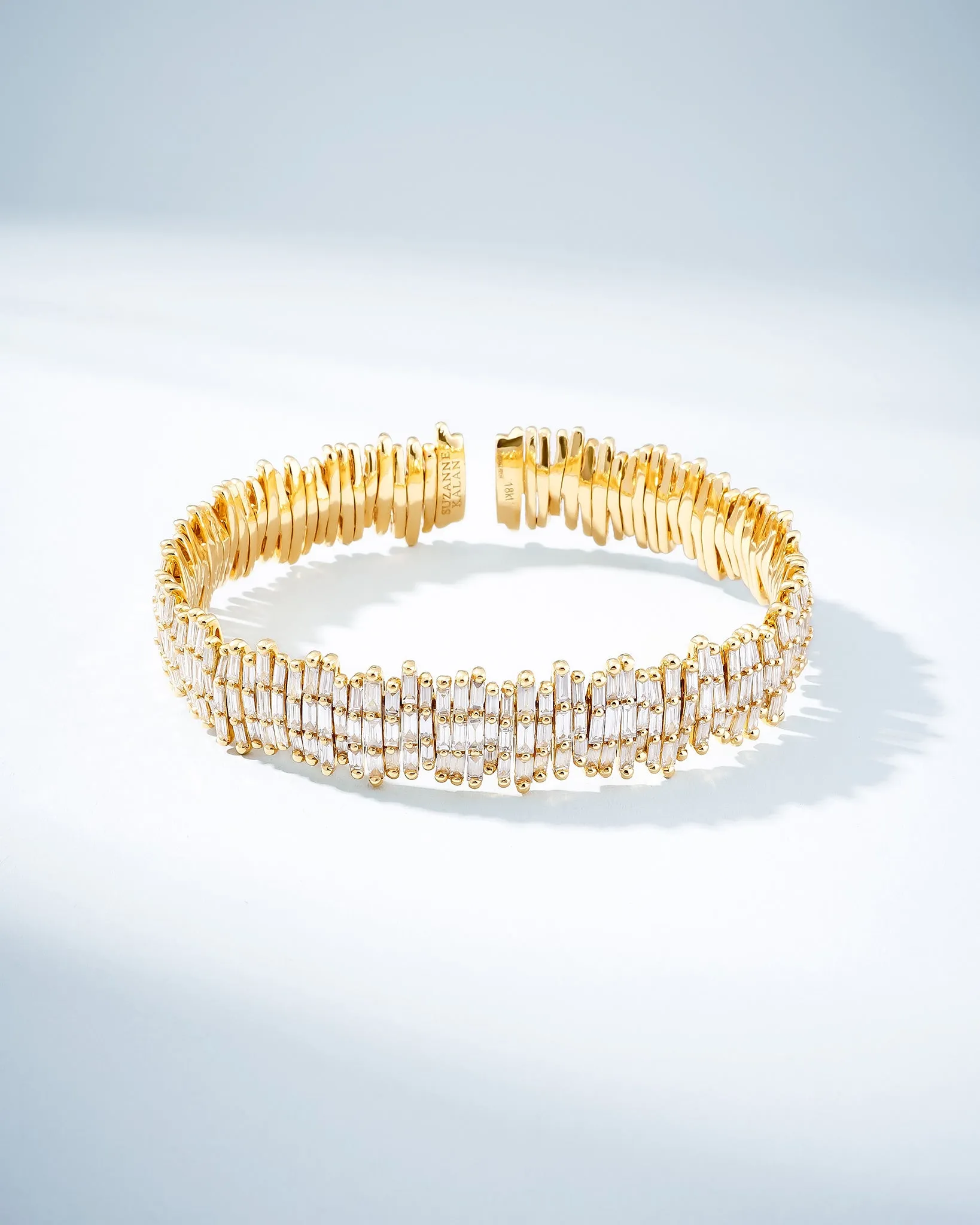 Classic Gold Full Baguette Milli Bangle