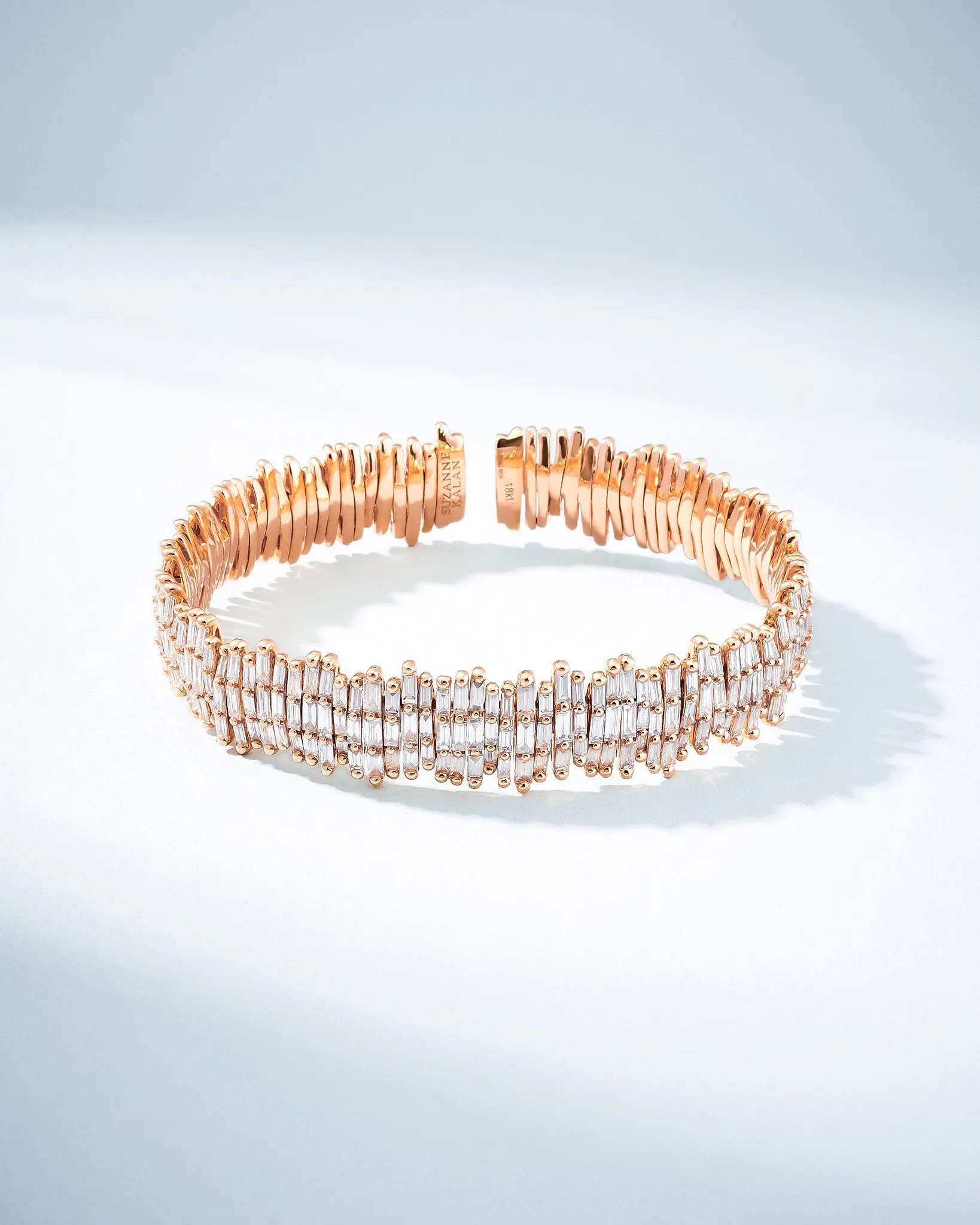 Classic Gold Full Baguette Milli Bangle