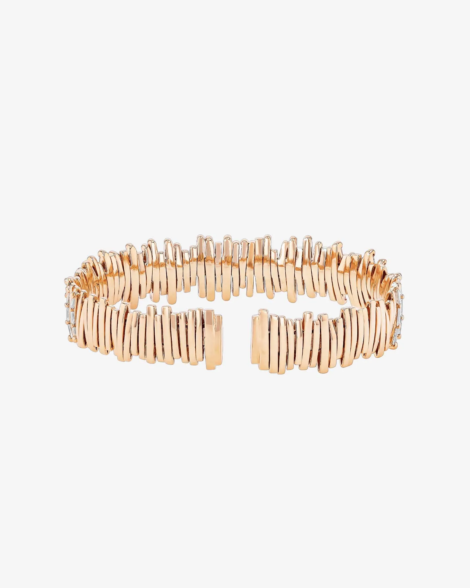 Classic Gold Half Baguette Milli Bangle