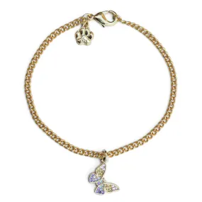 Cloud Haven Butterfly Pendant Bracelet