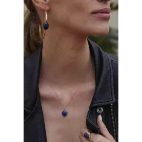 Collier Doré Khepri Lapis Lazuli