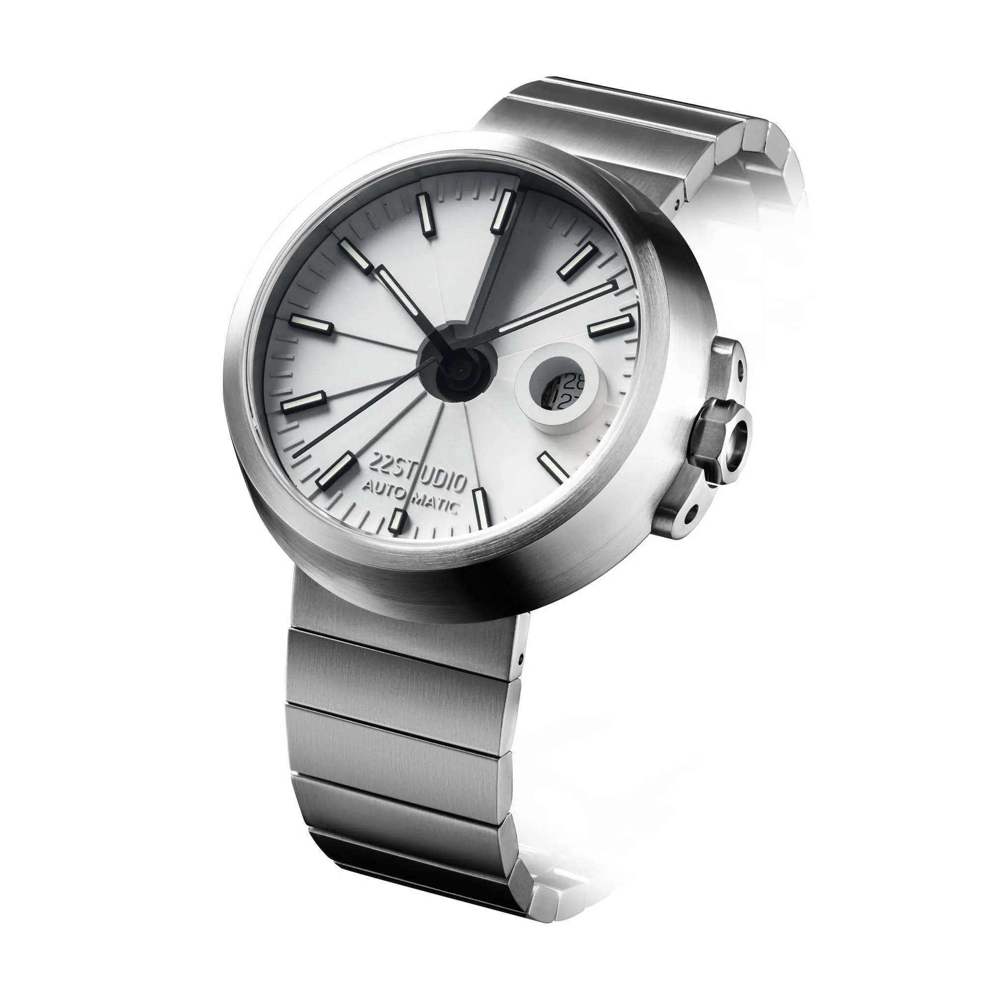 Concrete Watch Automatic 45mm Sport Edition_Smoky White