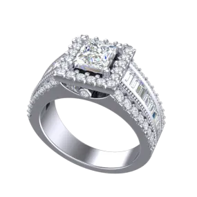 Cubic Zirconia Engagement Ring- Customer Designed Style 5539