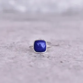 Cushion Conquer - Lapis Lazuli Ring