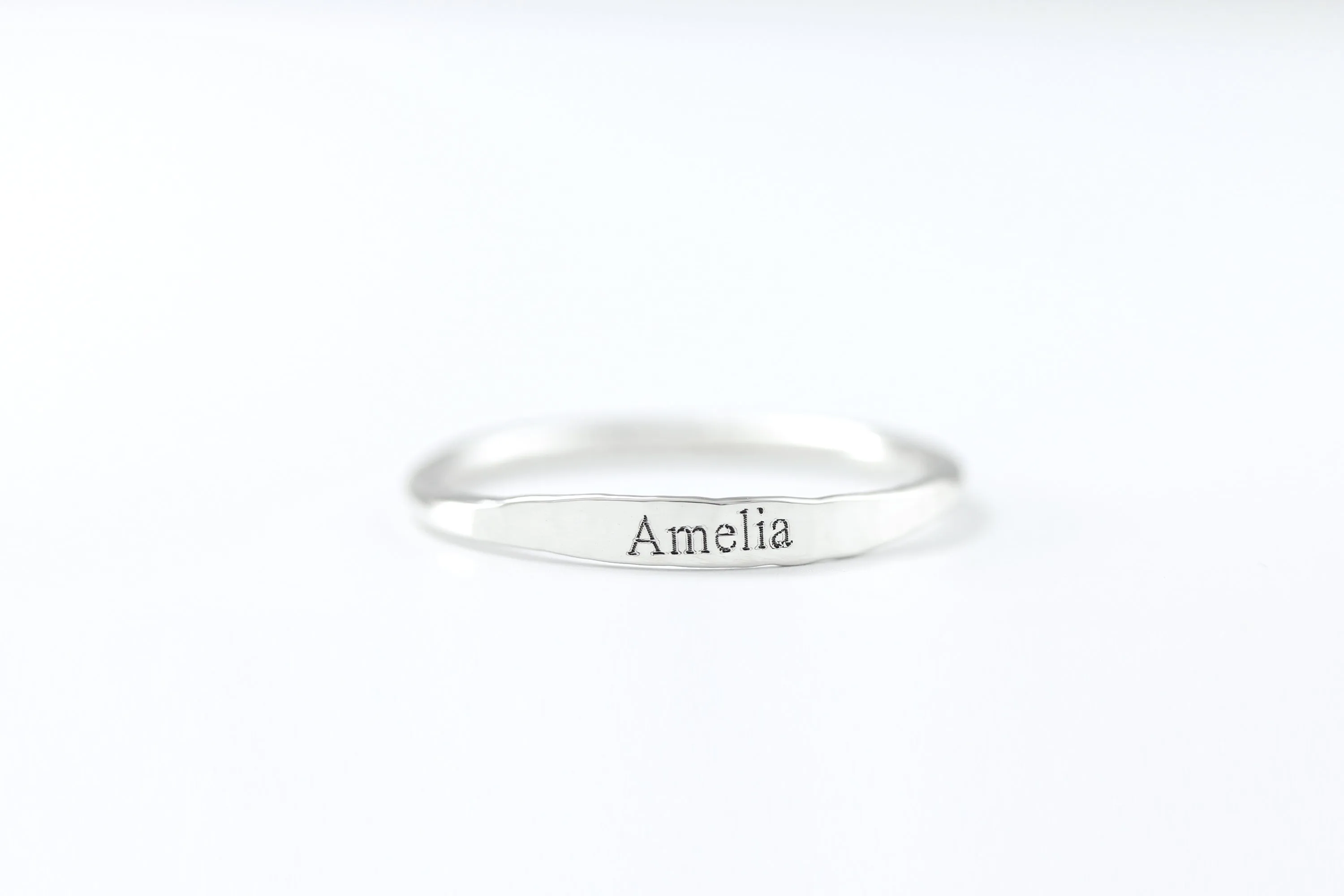 Dainty Name Ring