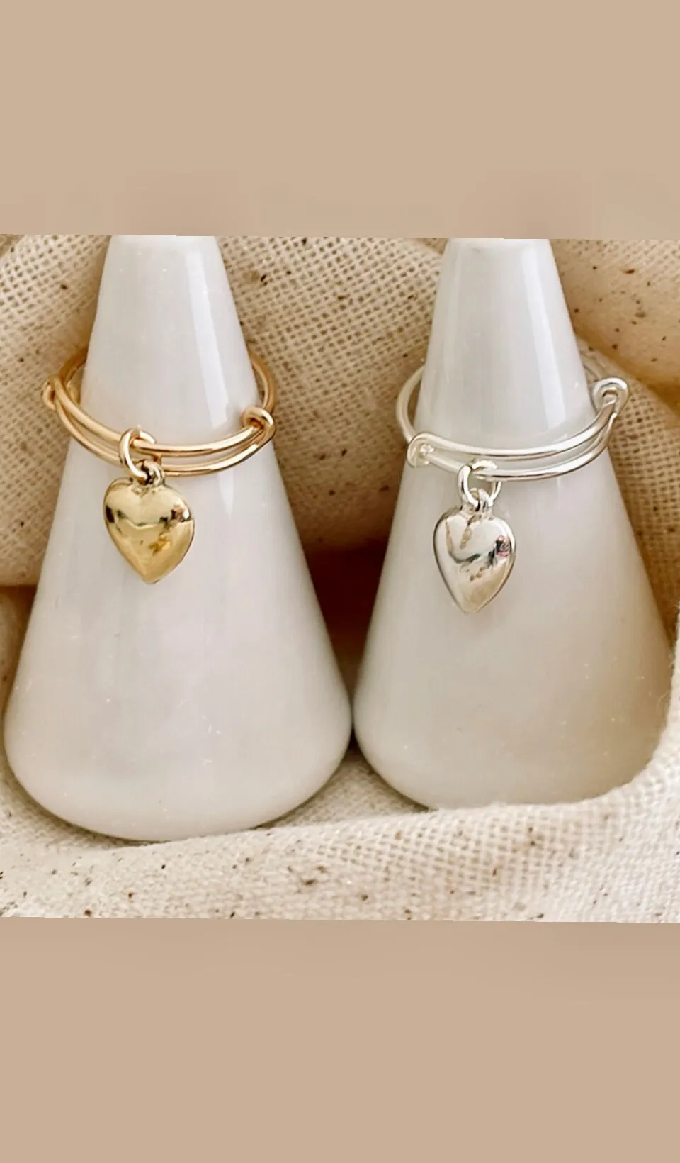 Dangling Heart Ring