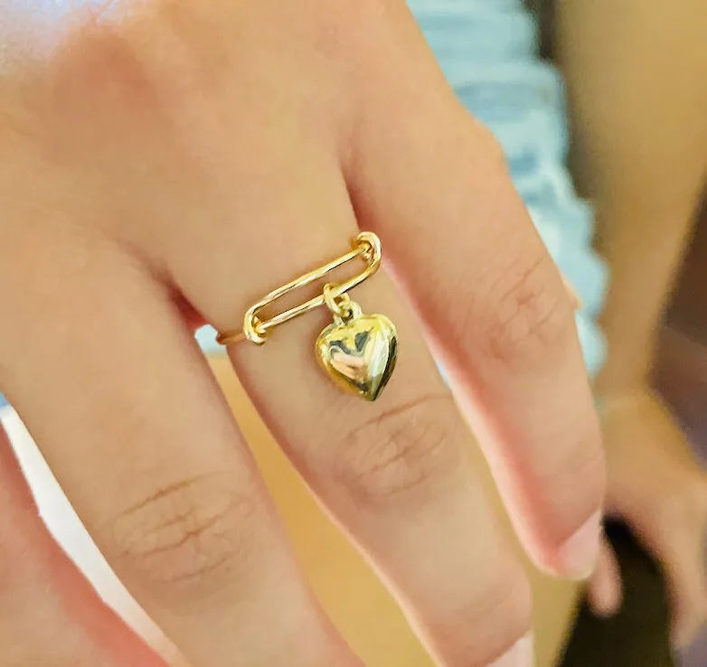 Dangling Heart Ring