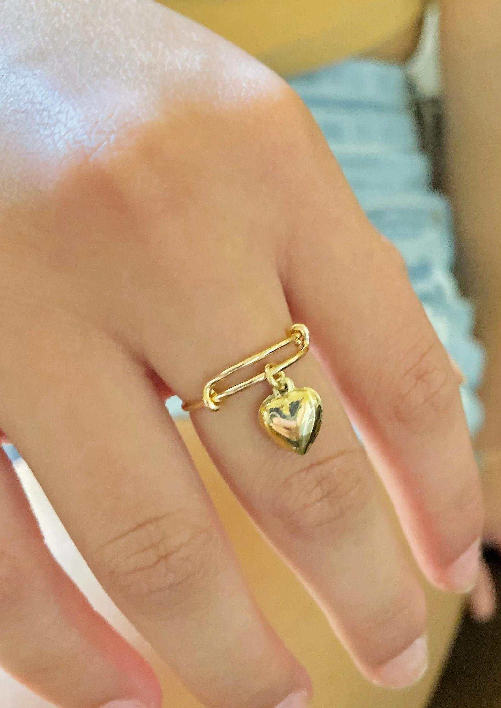 Dangling Heart Ring